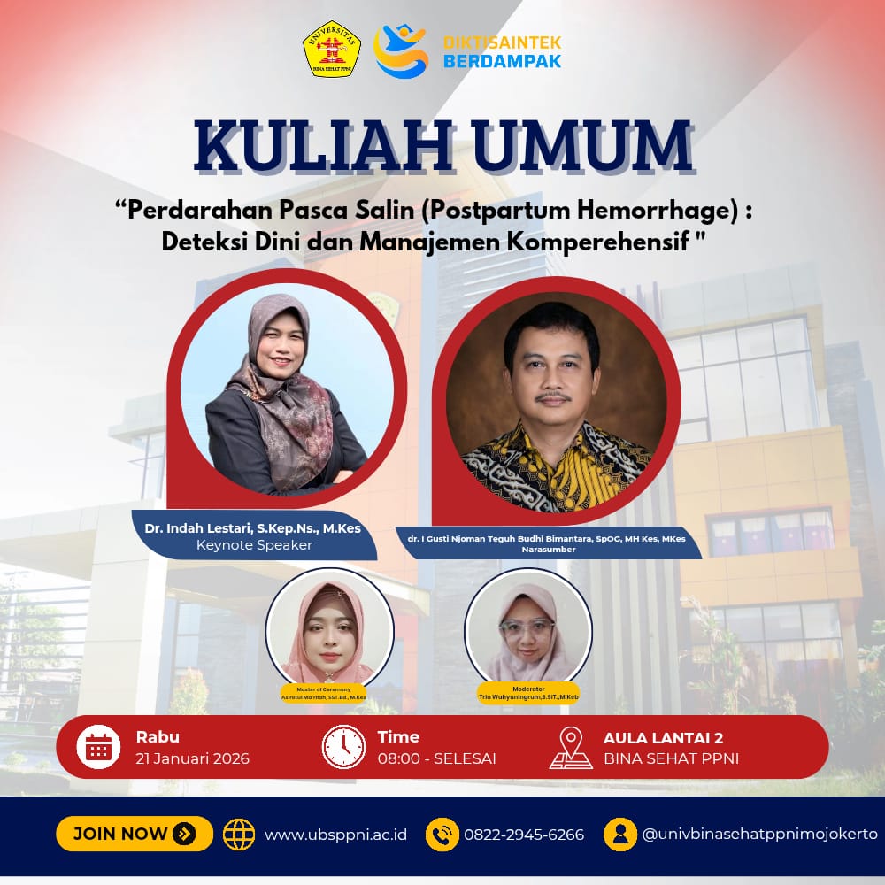 Kuliah Umum "Perdarahan Pasca Salin (Postpartum Hemorrhage) : Deteksi Dini dan Manajemen Komperehensif"